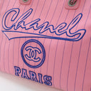 Chanel Large Pinstriped Can...