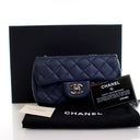 Chanel Mini Blue Lambskin C...