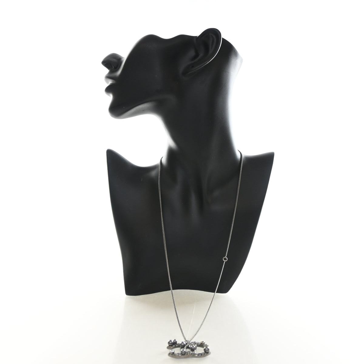Chanel Large Crystal CC Pendant Necklace, photo 7 of 7