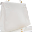 Hermes Blanc Swift Kelly 25
