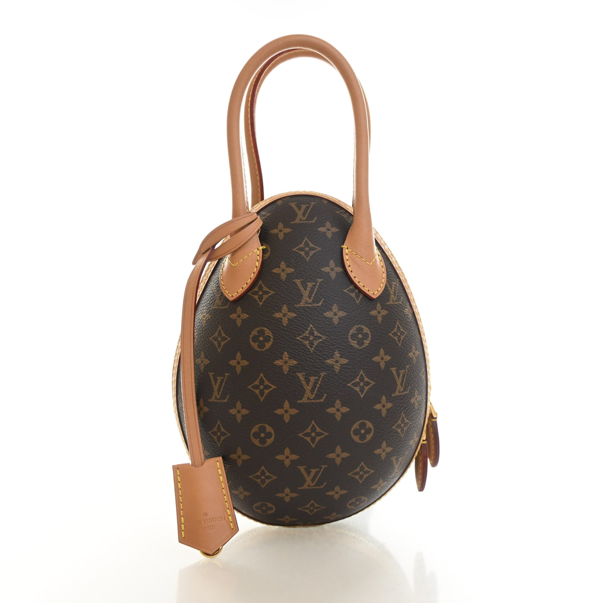 Pre-Owned Louis Vuitton Monogram Egg Bag, front view, authenticated at Luxe Du Jour