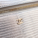 Chanel Lizard Embossed Calf...