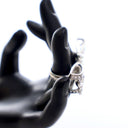 Chanel Crystal CC Bow Ring