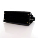 Hermes Noir Alligator Selli...