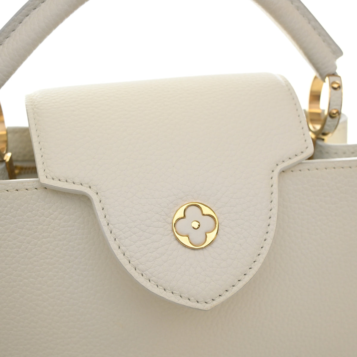 Pre-Owned Louis Vuitton Taurillon Capucines BB, detail view