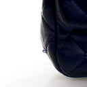 Chanel Mini Blue Lambskin C...