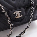 Chanel Mini Black Caviar Ch...