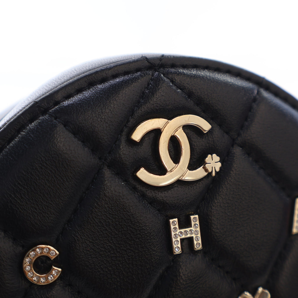 Chanel Mini Lambskin Round Crossbody Bag, photo 4 of 15