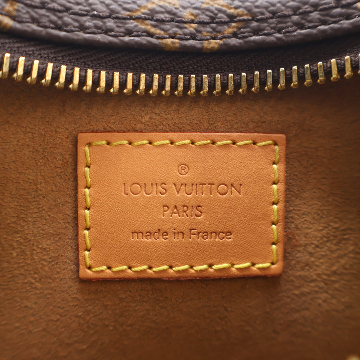 Pre-Owned Louis Vuitton Canvas Monogram Loop Bag, interior label and date code