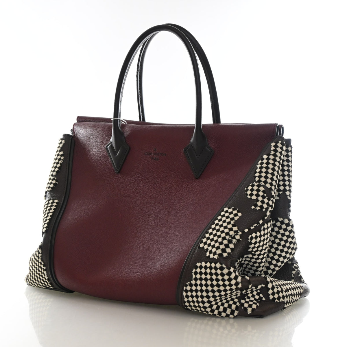 Pre-Owned Louis Vuitton Tote GM Calfskin Prunille, front view