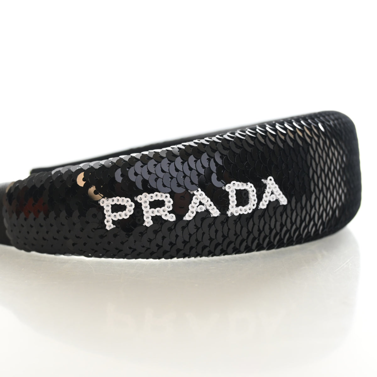 Prada Sequin Logo Headband, photo 4 of 6