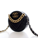 Chanel Lambskin 19 Round Cl...