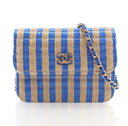 Chanel Raffia Flap Belt Bag...