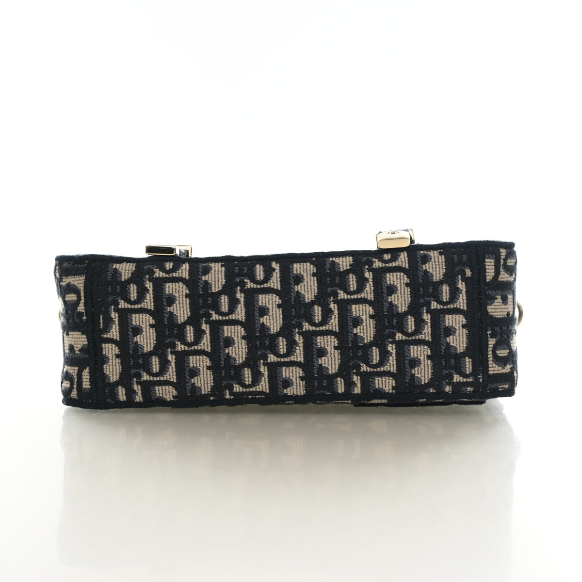 Pre-Owned Christian Dior Small Oblique Diorcamp Bag, base and feet view