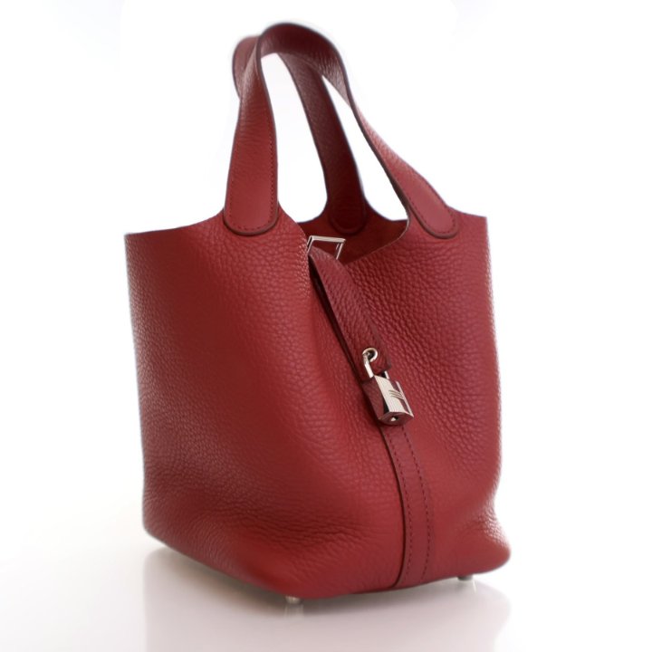Hermes Rouge Grenat Clemence Picotin Lock 18