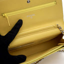 Chanel Yellow Lambskin Wall...