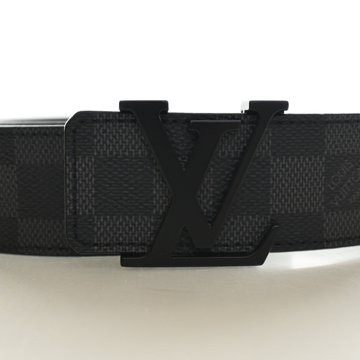 Louis Vuitton Damier Graphite Initiales Belt Sz 90/36, photo 2 of 8