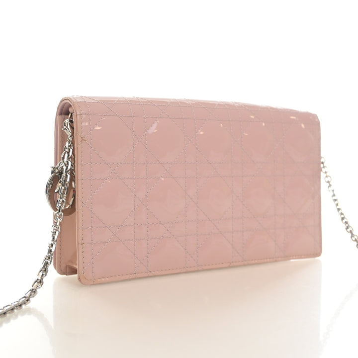 Christian Dior Patent Lady Dior Pouch