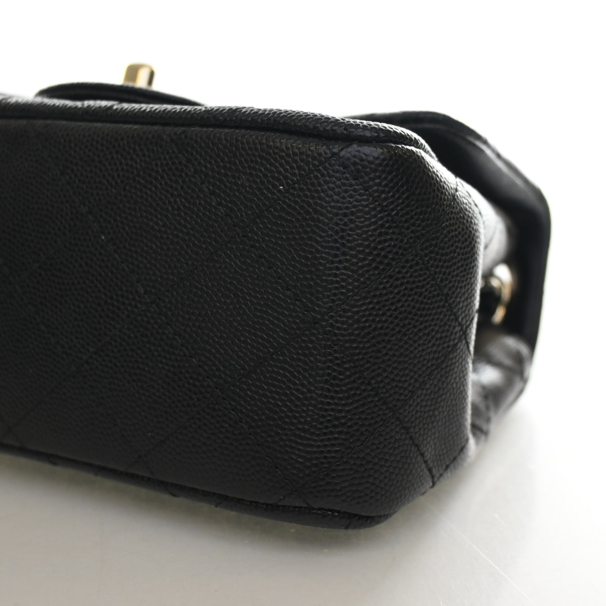 Chanel Mini Caviar Square Classic Flap Bag, photo 8 of 14