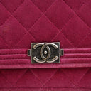 Chanel Velvet Boy Wallet On...