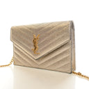 Saint Laurent Calfskin Wall...