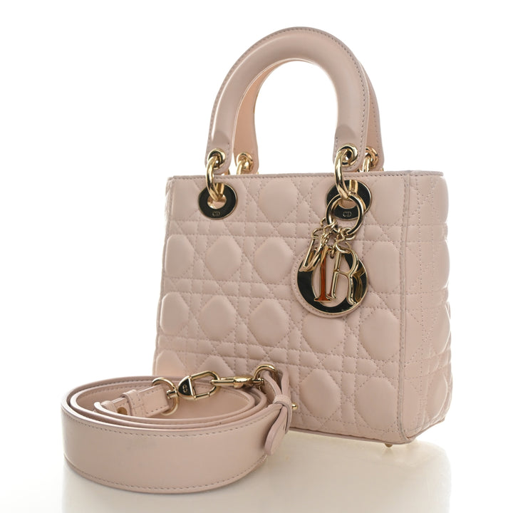 Christian Dior Small Lambskin Lucky Badges My Lady Dior
