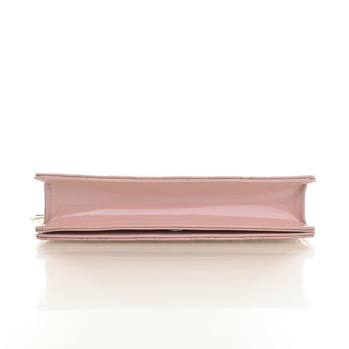 Pre-Owned Christian Dior Lady Dior Patent Leather Pouch, side profile, photo 8 of 16