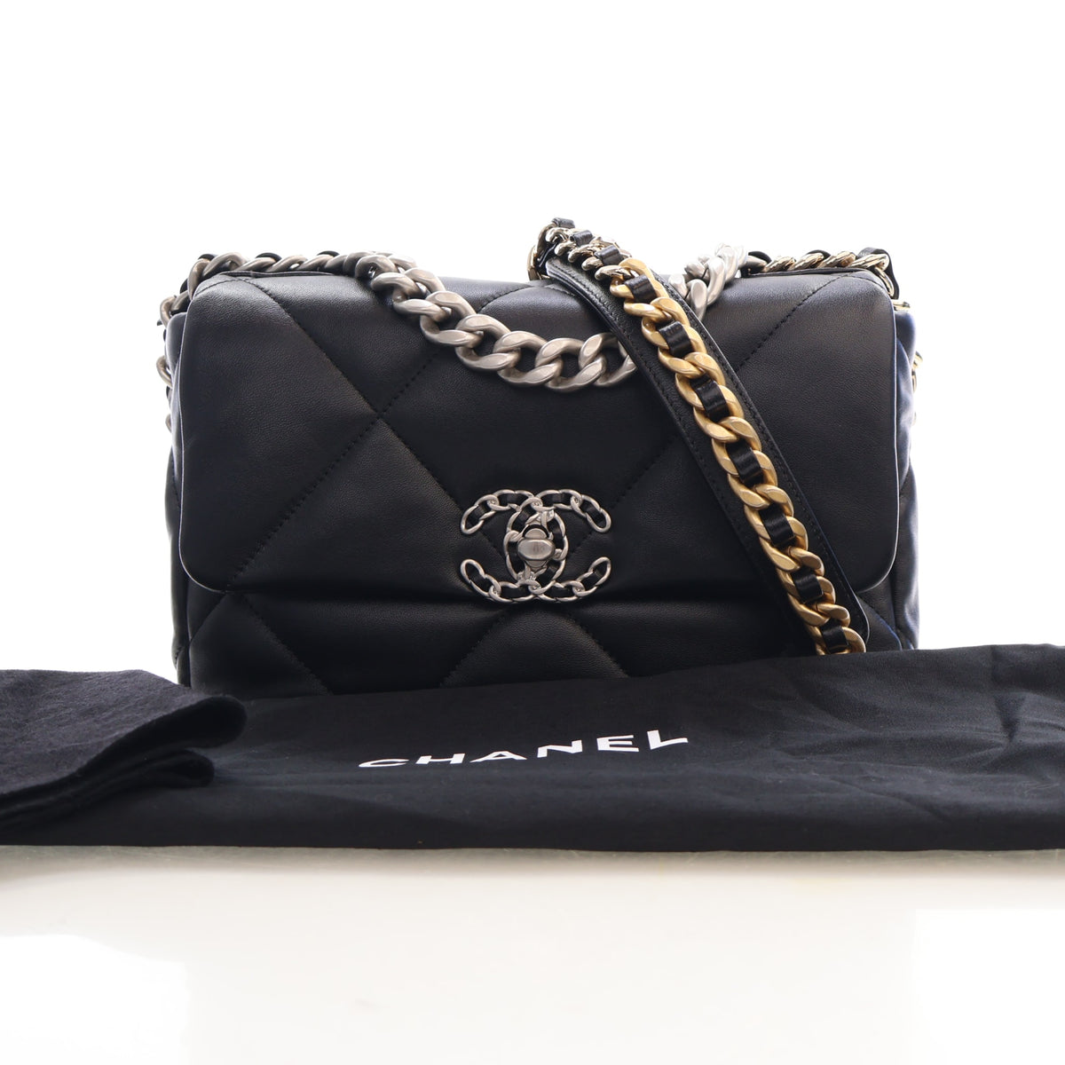 Chanel Medium Lambskin 19 Flap Bag, photo 17 of 17