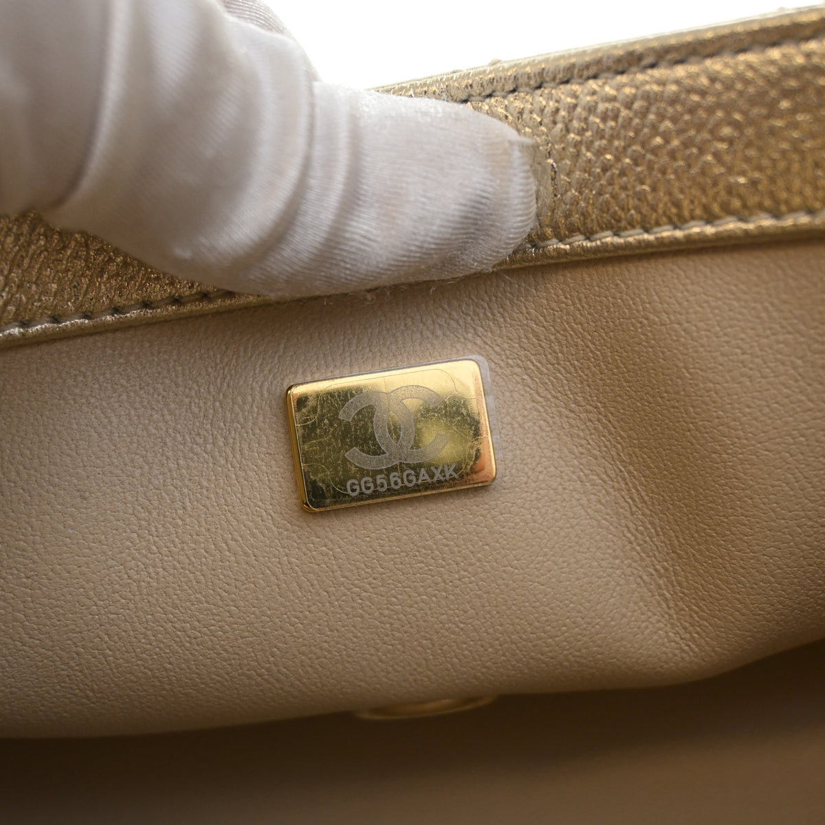 Chanel Mini Caviar Rectangular CC Slide Flap Bag, photo 13 of 15