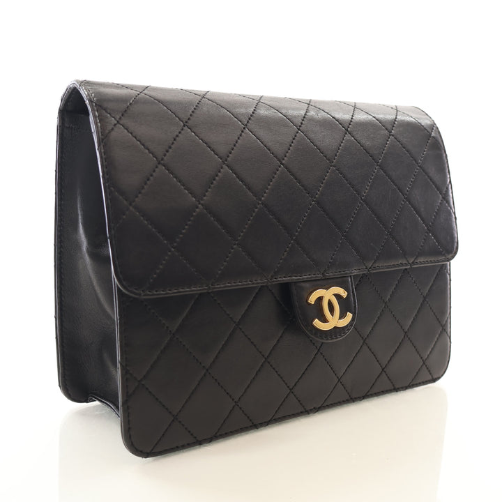 Chanel Vintage Lambskin Quilted Flap Bag