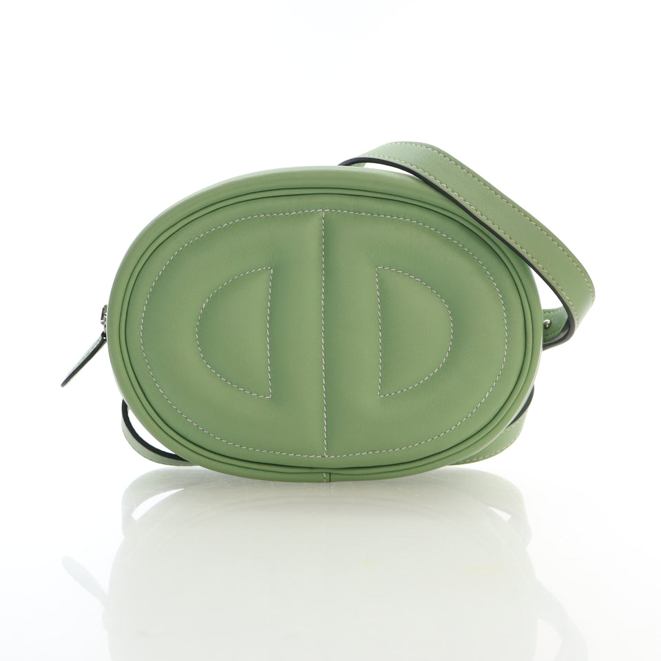 Hermes Vert Criquet Swift In-The-Loop Belt Bag