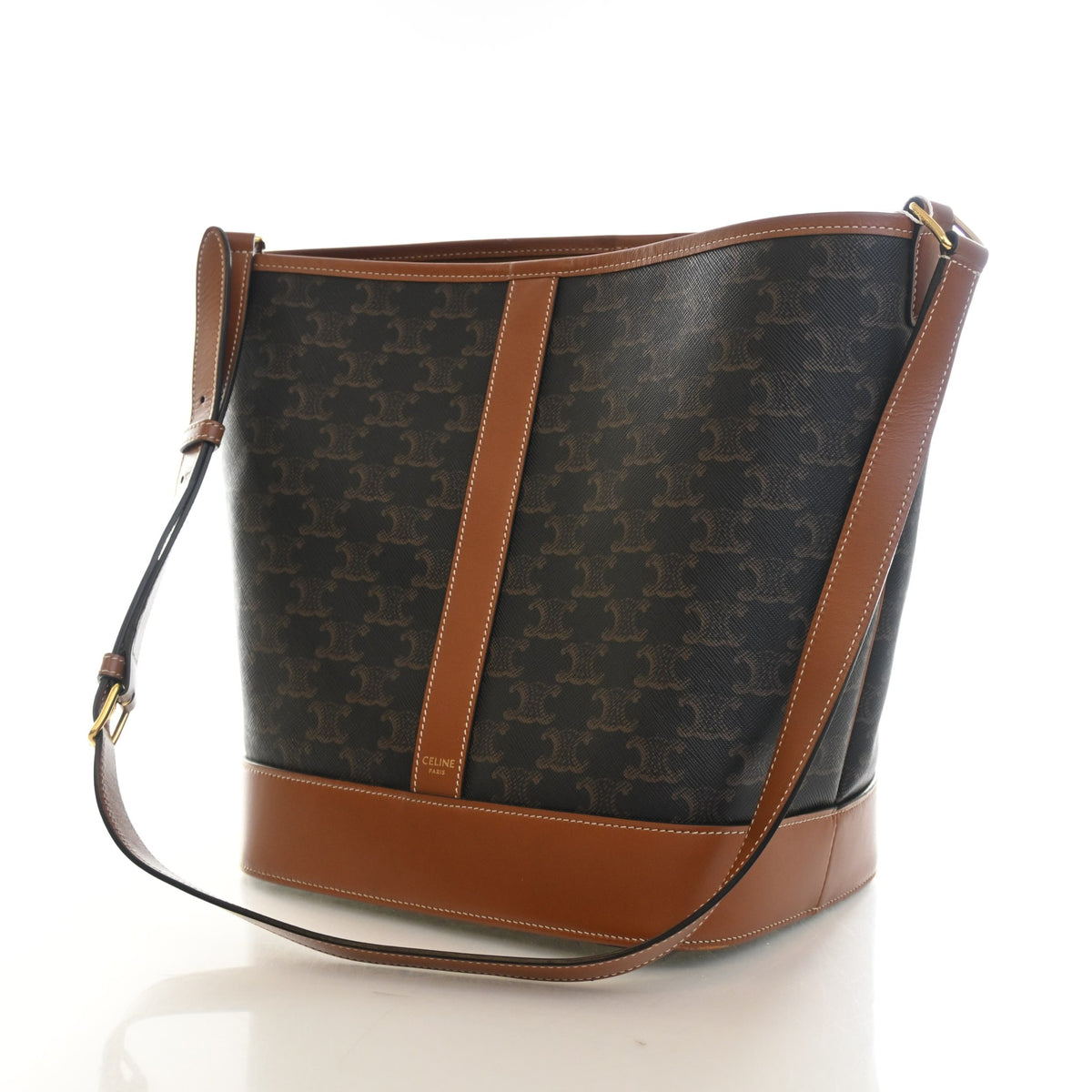 Celine Medium Triomphe Bucket Bag, photo 3 of 14