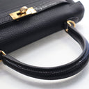 Hermes Noir Togo Lizard Tou...