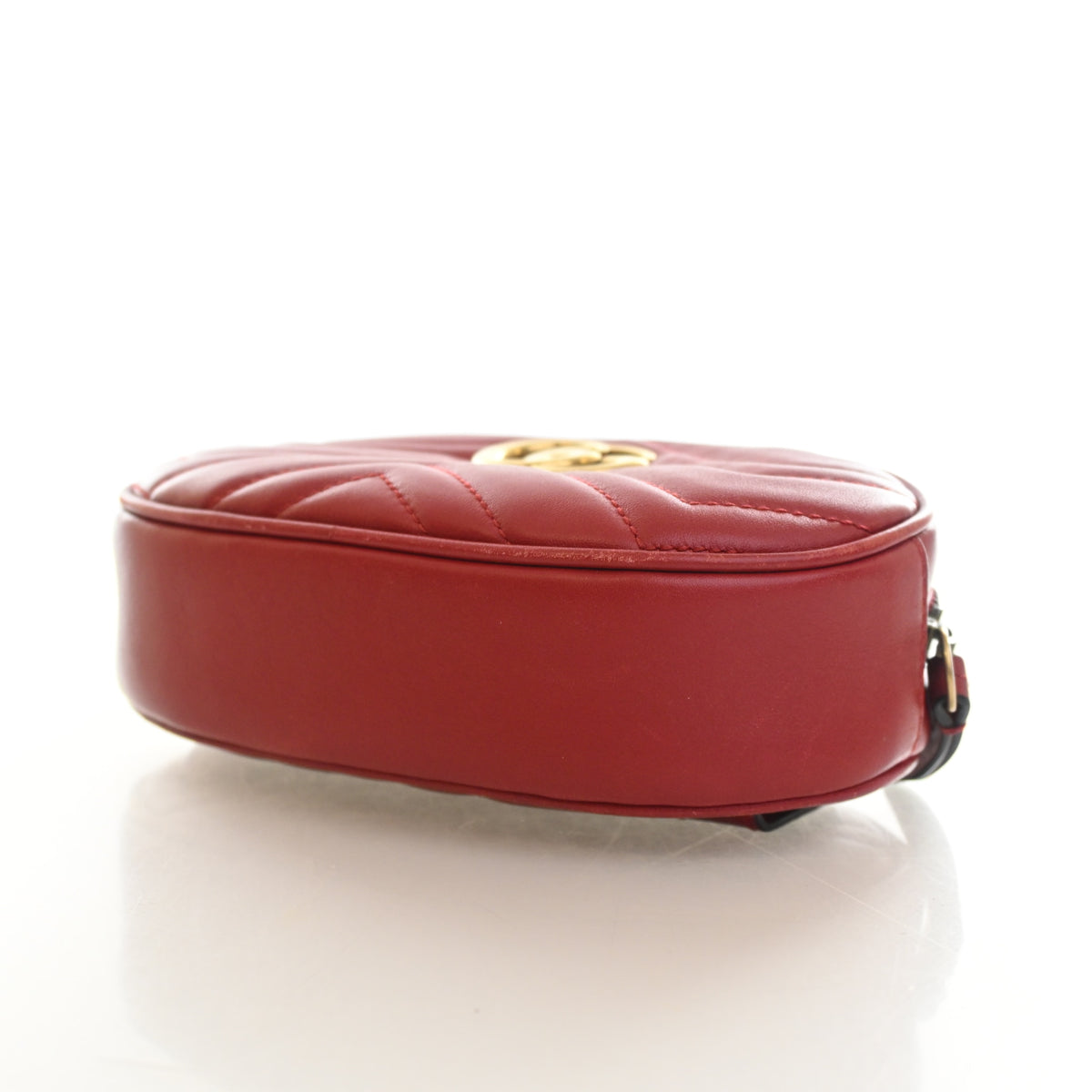 Pre-Owned Gucci Belt Bag Calfskin Marmont, side profile