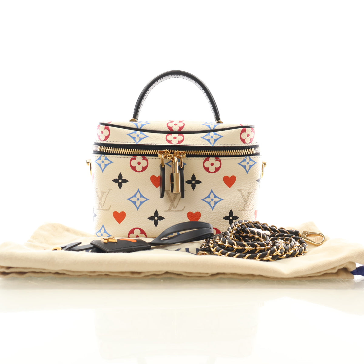 Pre-Owned Louis Vuitton Vanity PM Multicolor Monogram Game On, front view, photo 13 of 13