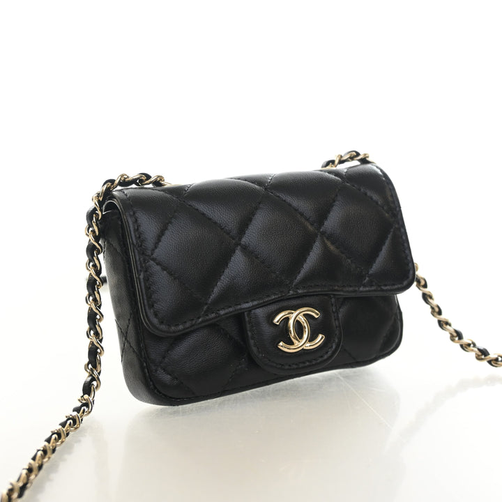 Chanel Lambskin Classic Bow Belt Bag