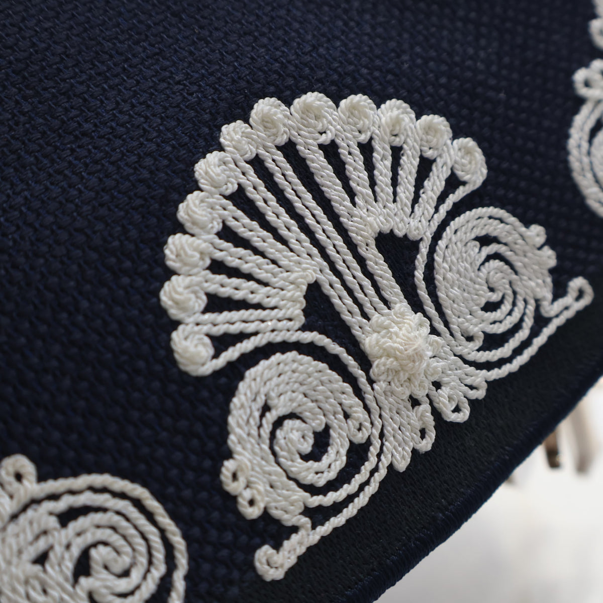 Pre-Owned Chanel Medium Christian Dior Canvas Embroidered Lady D-lite, detail view