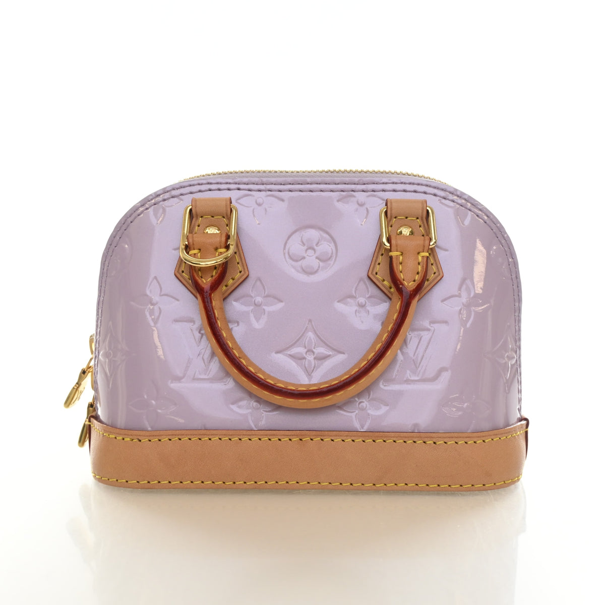 Pre-Owned Louis Vuitton Alma Nano Monogram Vernis, front view, photo 10 of 15