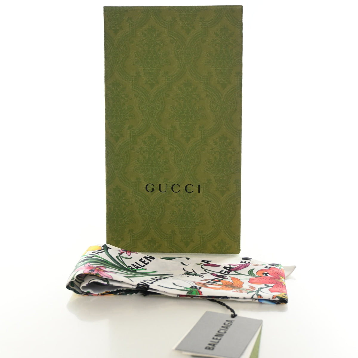 Gucci X Balenciaga Silk Flower Scarf, photo 8 of 8