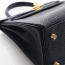 Hermes Noir Togo Lizard Tou...