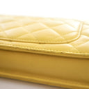 Chanel Yellow Lambskin Wall...