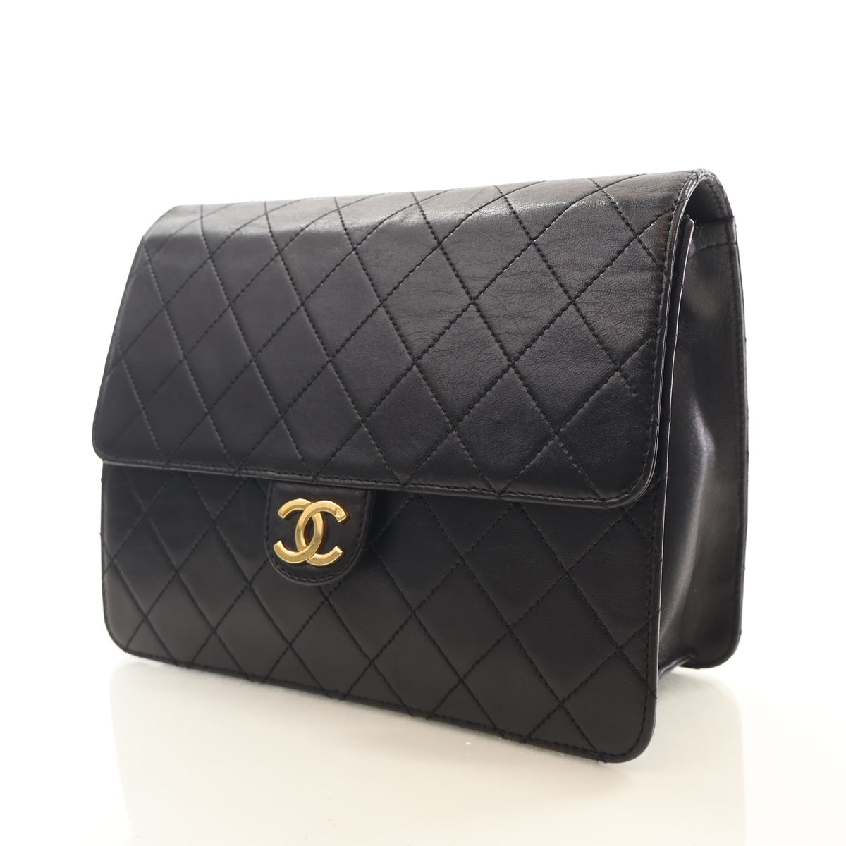 Chanel Vintage Lambskin Quilted Flap Bag, photo 3 of 17