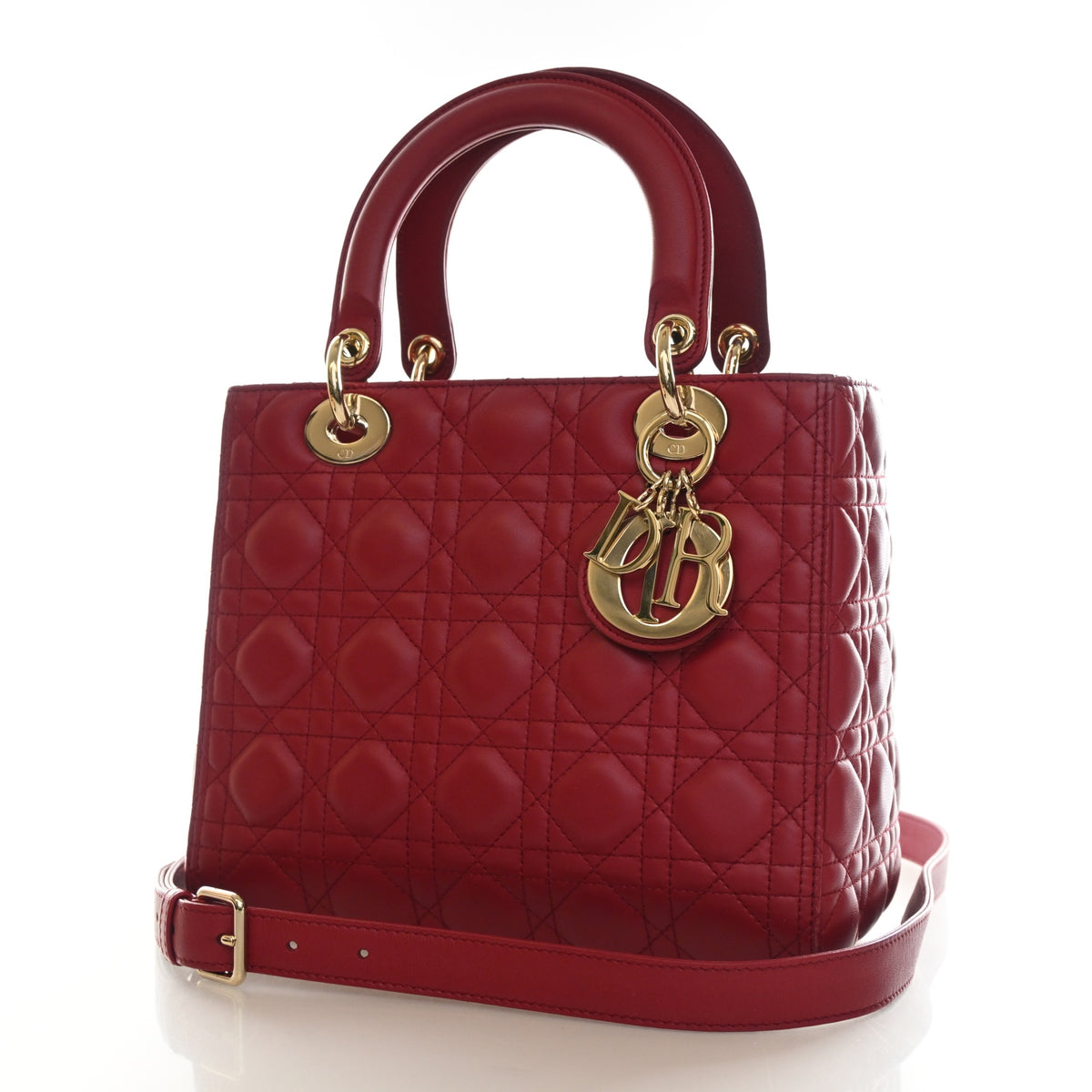 Christian Dior Medium Lambskin Lady Dior, photo 3 of 19