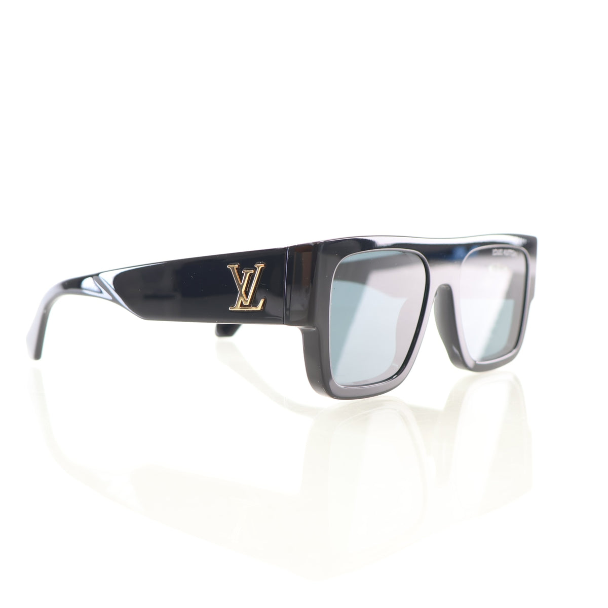 Pre-Owned Louis Vuitton Sunglasses, side profile, authenticated at Luxe Du Jour