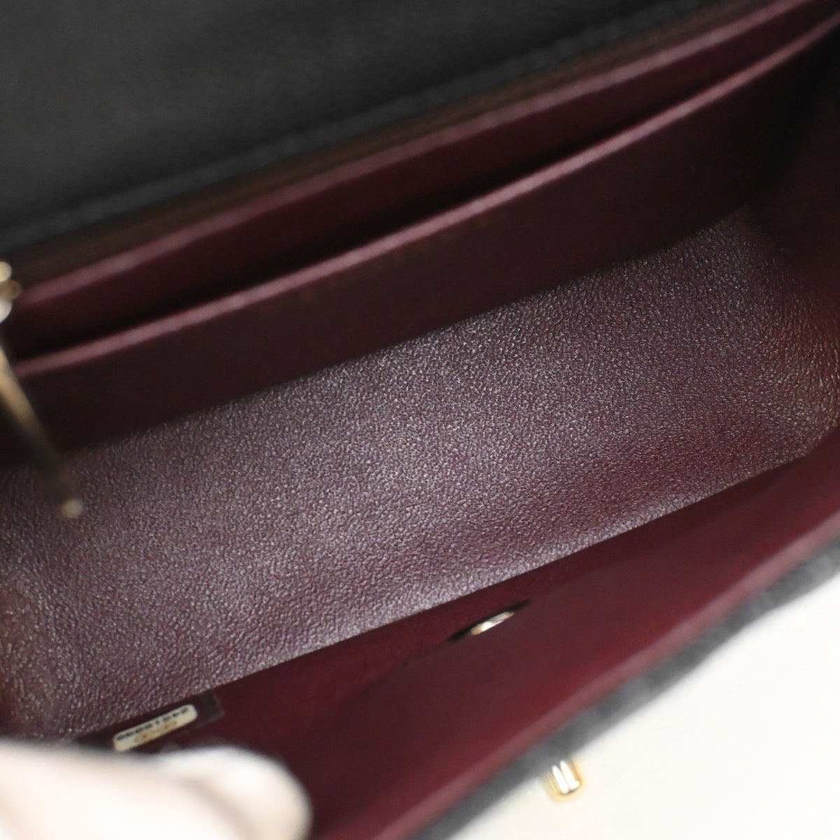 Chanel Mini Caviar Square Classic Flap Bag, photo 12 of 14