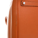 Hermes Orange H Clemence Bi...