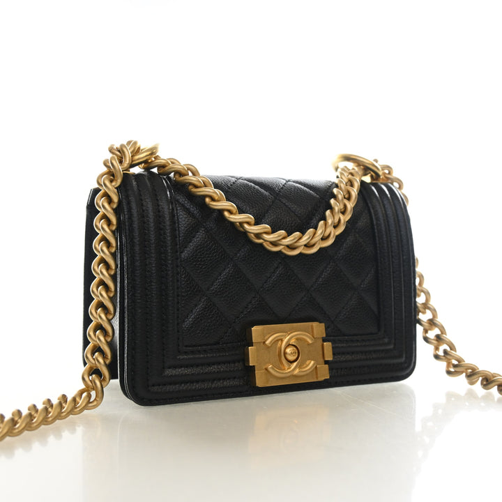 Chanel Mini Caviar Boy Bag