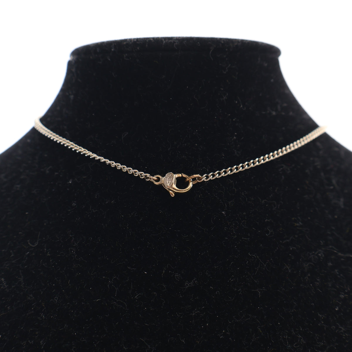 Vintage Chanel Necklace Pearl Chain CC Drop, strap and chain detail