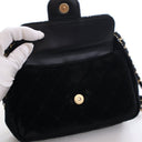 Chanel Small Velvet Wavy CC...