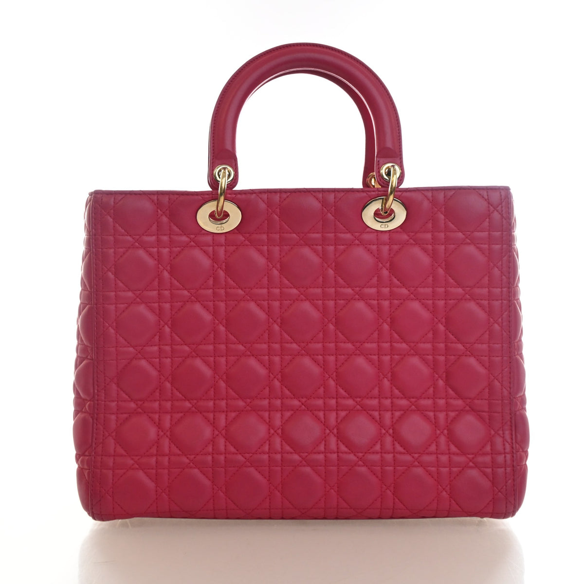 Pre-Owned Christian Dior Lady Dior Large Lambskin, front view, photo 10 of 17